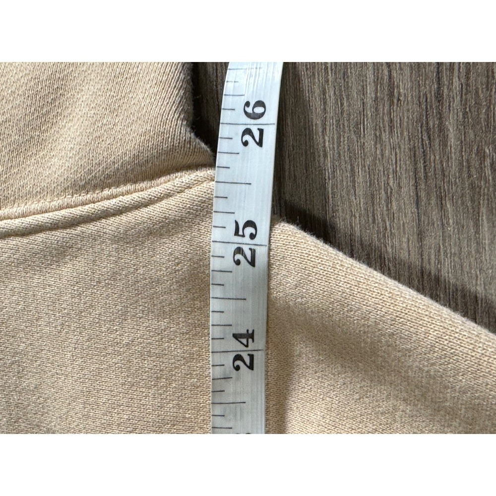 Adidas Originals Adicolor Essentials Cropped Sweatshirt Tan Beige XL 3-Stripes - Picture 5 of 7